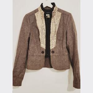 Patrizia Pepe Wool Blend Blazer Size 42f